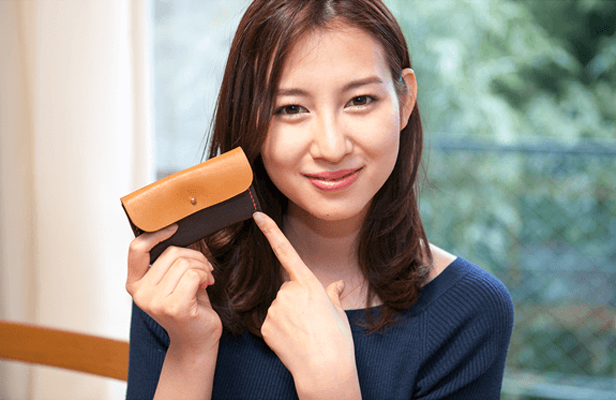 奈々が作った革小物