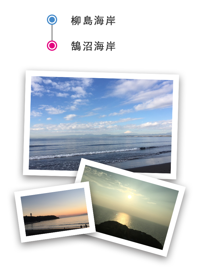柳島海岸~鵠沼海岸サイクリングコースのイメージ