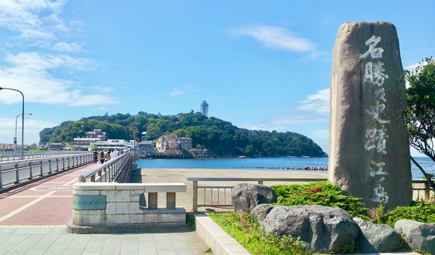 江ノ島の様子